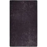vidaXL Vloerkleed wasbaar 120x180 cm antracietkleurig