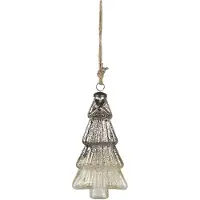 Clayre & Eef Goude Kerstbal kerstboom 11*4*20 cm 6GL3135