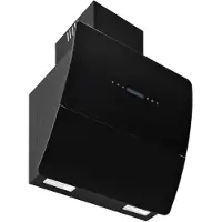 vidaXL Wandafzuigkap 756 m³/u 60 cm roestvrij staal zwart