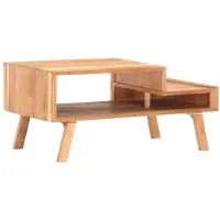 vidaXL Salontafel 100x50x45 cm massief acaciahout