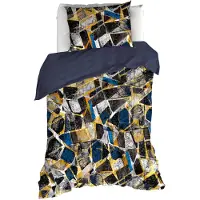 De Witte Lietaer Dekbedovertrek Valdez Outer Space Satijn-140 x 200 / 220 cm | 1-Persoons