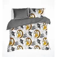 De Witte Lietaer Dekbedovertrek Anastasia Golden Yellow Satijn-240 x 200 / 220 cm | Lits-Jumeaux