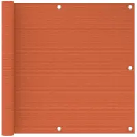 vidaXL Balkonscherm 90x500 cm HDPE oranje