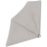 vidaXL Balkonscherm inklapbaar 140x140 cm crème