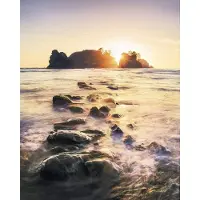 Komar Vliesbehang Digitale print vlies - Island Dreaming - Afmeting 200 x 250 cm (1 stuk)