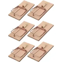 Ubbink 6x Rattenvallen/rattenklemmen 17 cm ongediertebestrijding - Ongediertevallen - Ongediertebestrijding