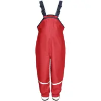 Playshoes Tuinbroek marine / lichtgrijs / rood