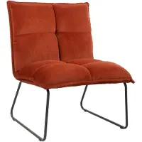 Bronx Velvet fauteuil Malaga koper
