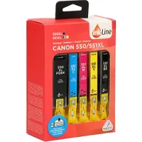 InKline voordeelpak INC550/551 voor Canon 550/551 serie |