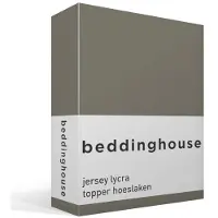 Beddinghouse - Jersey - Topper Hoeslaken - 180x220 cm - Warm grijs
