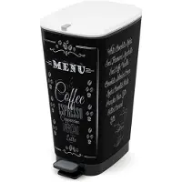 Cep Chic Bin - Pedaalemmer - 50 l - vingerafdrukvrij - zwart