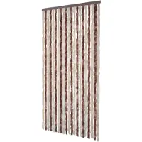 Super Merchant Vliegengordijn 100x220 cm chenille beige en lichtbruin