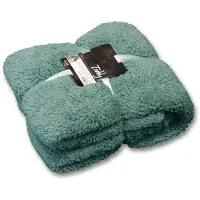 Unique living Plaid Teddy - Mineraal Blauw
