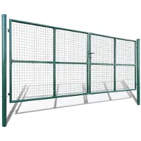vidaXL Tuinhek van gaas 400x150 cm