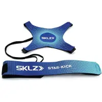 SKLZ Star-Kick handsfree verstelbare solo-voetbaltrainer - past op balmaten 3 4 en 5 (kobalt)