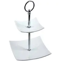 COSY&TRENDY Cosy & Trendy Etagere Met 2 Niveaus (Wit)