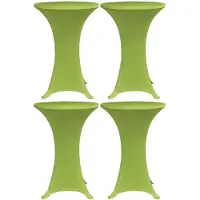 vidaXL Tafelhoes stretch 4 st 60 cm groen