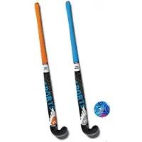 Angel Sports Hockeyset 3-delig Oranje/blauw 34 Inch