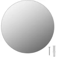 vidaXL Spiegel rond frameloos 30 cm glas