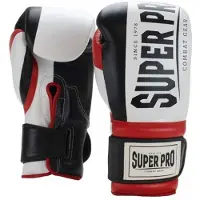 Super Pro Combat Gear (thai)Bokshandschoenen Bruiser Zwart/Rood/Wit 18oz