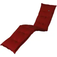 Madison Ligbedkussen rib red 200x60 -