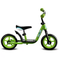 Stamp Loopfiets - Loopfiets - Jongens en meisjes - Groen;Zwart - 10 Inch