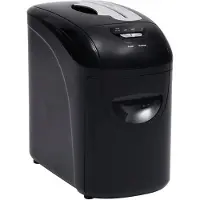 vidaXL Papierversnipperaar 10 pagina's microcut zwart
