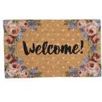 Clayre & Eef Bruine Deurmat 75*45*1 cm DTRMC