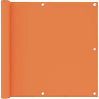 vidaXL Balkonscherm 90x500 cm oxford stof oranje