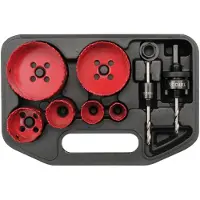 YATO Kit de 9 pièces pour scie cloche d'électricien YT-3380