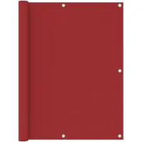 vidaXL Balkonscherm 120x600 cm oxford stof rood