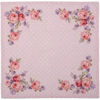 Clayre & Eef Roze Servetten 6 stuks 40*40 cm SPL DTR43