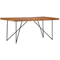 vidaXL Eettafel 180x90x76 cm massief acaciahout
