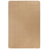 vidaXL Tapijt met latex onderkant 160x230 cm jute natuurlijk