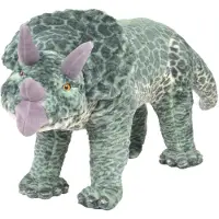 vidaXL Speelgoeddinosaurus staand XXL pluche groen