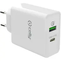 Celly Power Delivery Lichtnetadapter 36w Voor Usb En Usb-c - Celly