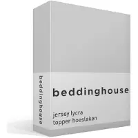 Beddinghouse - Jersey-stretch - Topper Hoeslaken - 180x220 cm - Licht grijs