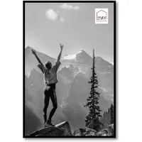 HAES deco - Kunststof fotolijst 40x60 zwart Easy Frame - EF9B