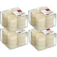 Trend Candles 48x Theelichten vanille geurkaarsen 4 branduren - geurkaarsen
