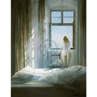 Blokker Henning Von Gierke - Morgensonne Kunstdruk 70x90cm