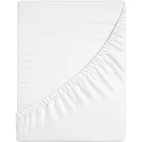 Ten Cate Premium Katoensatijnen Hoeslaken 140x200 - White Whisper