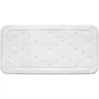 kela Kreta badmat antislip 72 x 36 cm - wit
