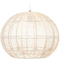 Atmosphera Hanglamp Rotan - Ø 38 X H 32 Cm - Beige