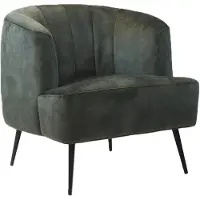 Bronx Stoel babykamer velvet Billy groen