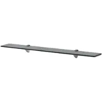 vidaXL Zwevende plank 80x20 cm 8 mm glas