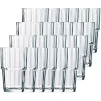 Arcoroc 24x Drinkglazen/waterglazen Transparant Norvege 270 Ml - Drinkglazen