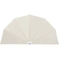 vidaXL Terrasscherm inklapbaar 200 cm crème