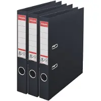 Esselte Set Van 6x Stuks Ringmappen/ordners Zwart A4 50 Mm - Opbergmap