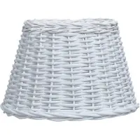 vidaXL Lampenkap 45x28 cm wicker wit