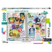 Nathan Puzzle 2000 pièces Scrapbooking Disney